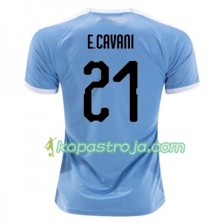 Billiga Fotbollströjor Uruguay Edinson Cavani 21 Hemma tröja 2019 Copa América Kortärmad